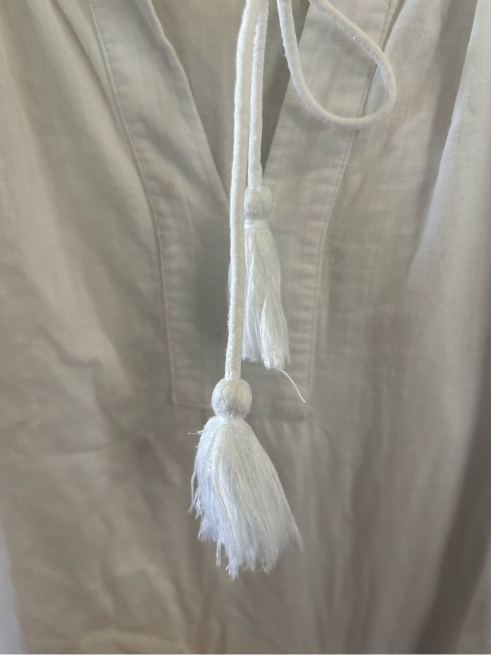 Vineyard Vines White Peasant Blouse - Picture 3 of 4